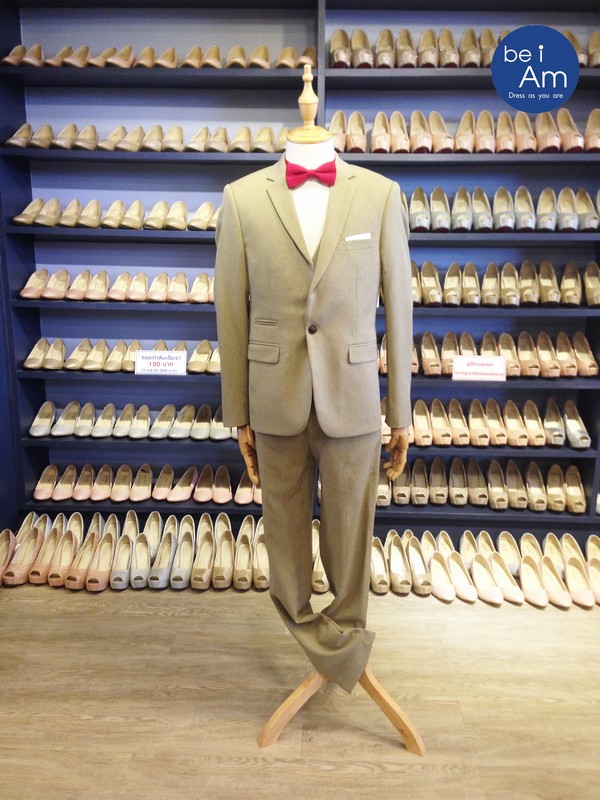 กั๊กลาเต้ สูท น้ำตาล size 50 - 01 ชุดสูท น้ำตาล