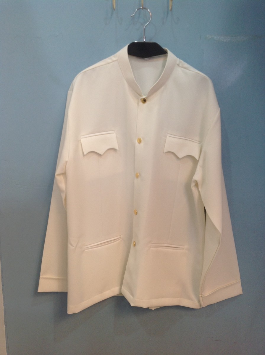 เสื้อ-ราชปะแตน ครีม-20(XL) ชุดไทย ครีม
