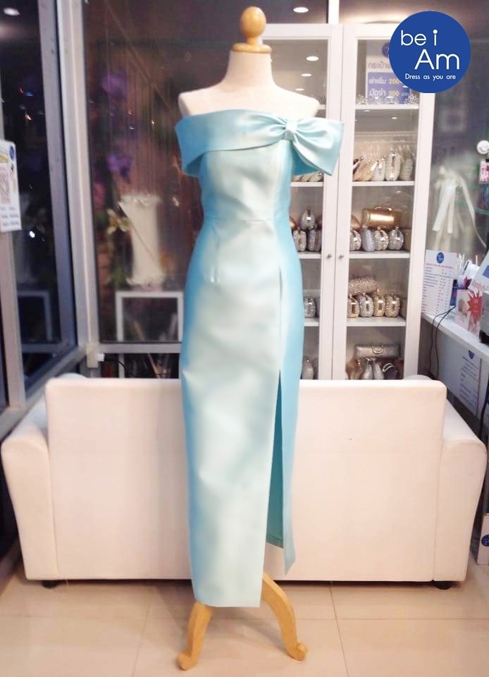 กิ๊บซ่า ยาว เขียว-01(ขาย 500 บาท) ชุดราตรียาว เขียว