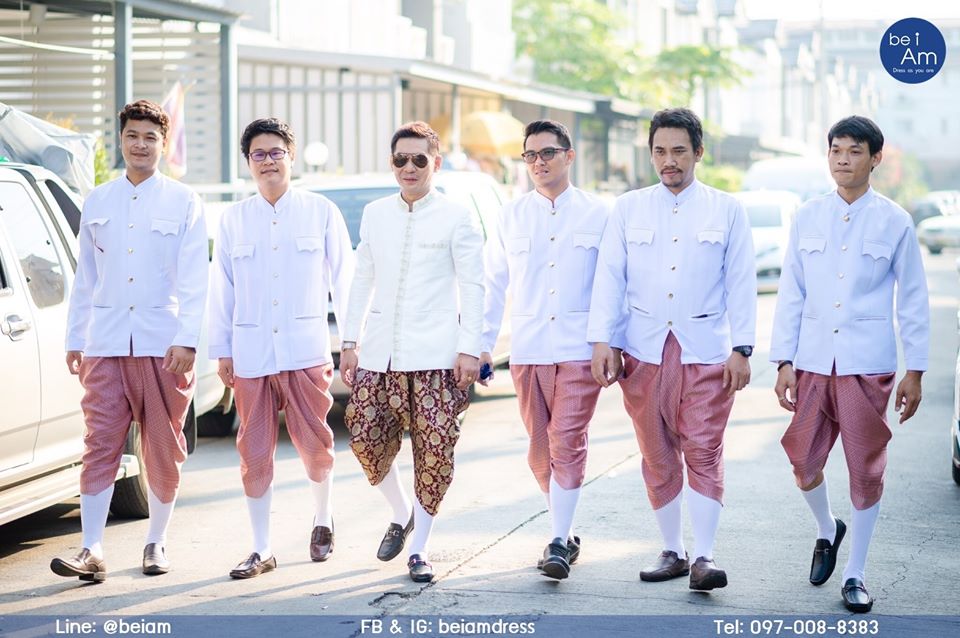 โจง สุโขทัย กลีบบัว S - 02(ห้ามจองลูกค้ายังไม่คืน) ชุดไทย ชมพู