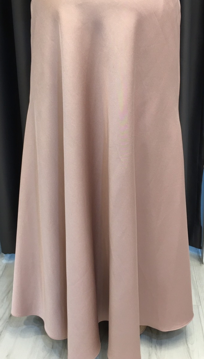 กระโปรง อุไรวรรณ กลีบบัว 2XL ชุดราตรียาว ชมพู