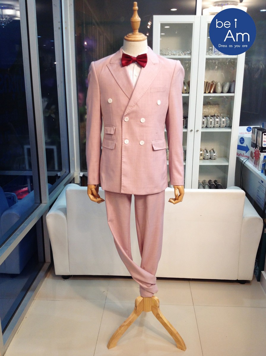 ซันนี่ สูทชมพู Size 54 ชุดสูท ชมพู
